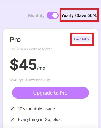 Otio pro plan 50% off